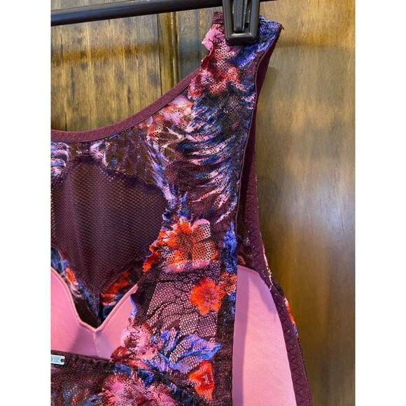 Victoria Secret Bralette Bra  Sz Small Black Pink Purple Lace Razorback Lingerie - Picture 8 of 12